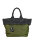 Tessuto ReversibleTote, £250, Handbags, Black/Khaki, Chiffon (Nylon), Front view